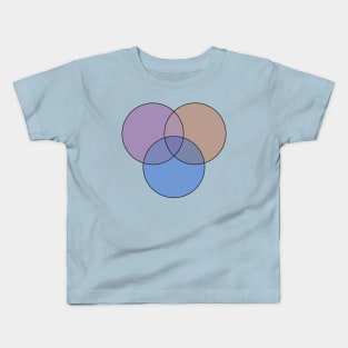 Three Circle Diagram Kids T-Shirt